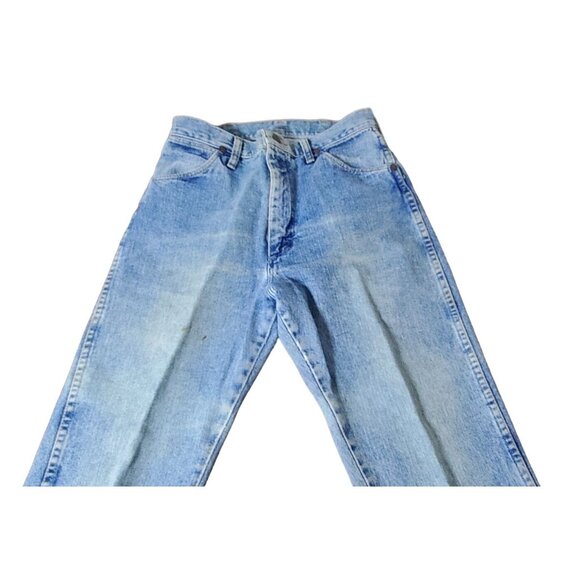 Vintage Wrangler Blue Denim Jeans 9x36 Relaxed Fit Straight Leg Classic 90s Styl - Picture 1 of 10